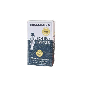 Fisherman Hand Scrub Travel Sized Sachets 12 in each box